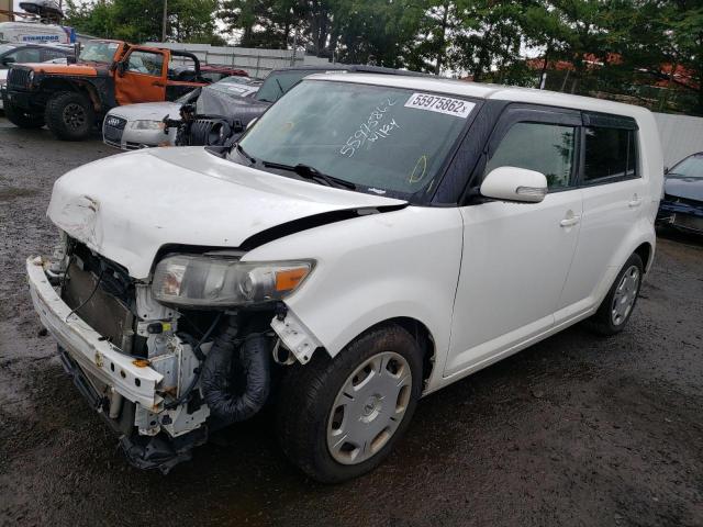 JTLKE50E281039816 - 2008 TOYOTA SCION WHITE photo 2