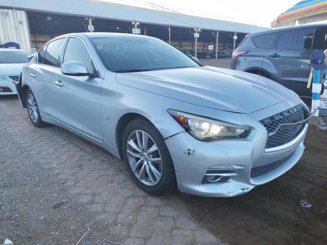 JN1EV7AP7HM739966 - 2017 INFINITI Q50 PREMIU SILVER photo 1