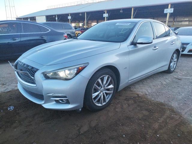 JN1EV7AP7HM739966 - 2017 INFINITI Q50 PREMIU SILVER photo 2