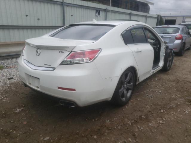 19UUA9F53DA002865 - 2013 ACURA TL TECH WHITE photo 4