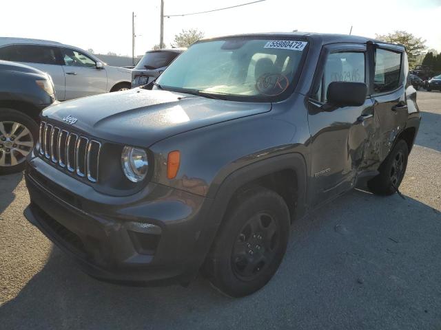 ZACNJBAB0LPL47371 - 2020 JEEP RENEGADE S GRAY photo 9