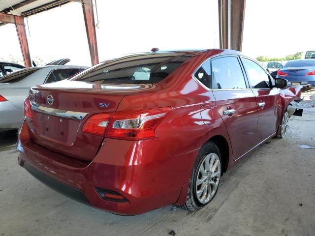 3N1AB7AP5KY203254 - 2019 NISSAN SENTRA S RED photo 4