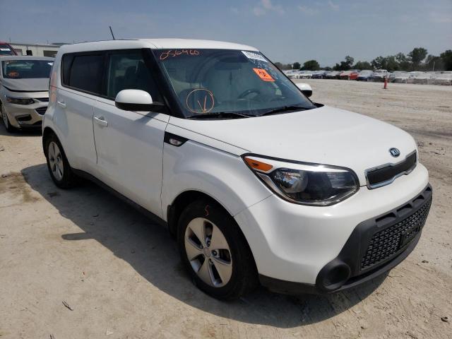 KNDJN2A24E7056460 - 2014 KIA SOUL WHITE photo 1