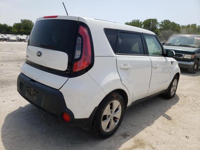 KNDJN2A24E7056460 - 2014 KIA SOUL WHITE photo 4