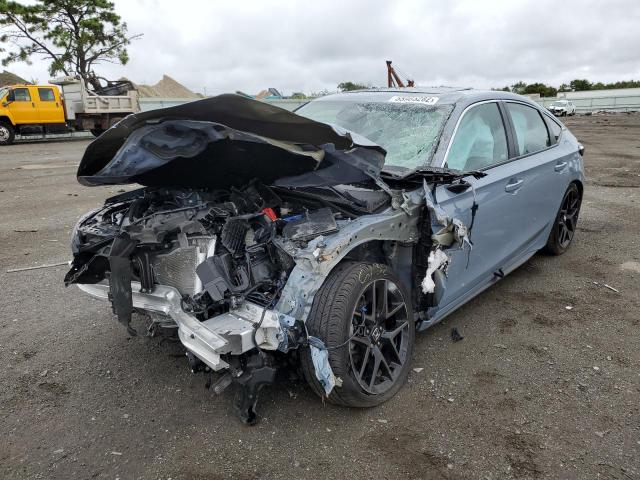 19XFL1H83NE007413 - 2022 HONDA CIVIC SPOR BLUE photo 2