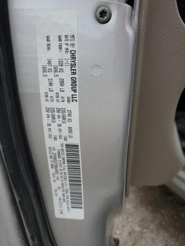 2D4RN5DG7BR649853 - 2011 DODGE GRAND CARA SILVER photo 10