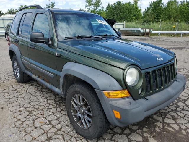 1J4GL48K07W703103 - 2007 JEEP LIBERTY GREEN photo 1