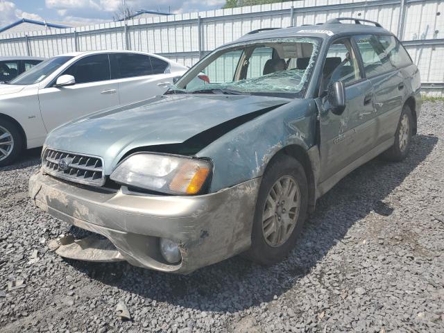 4S3BH675547628249 - 2004 SUBARU LEGACY OUT GREEN photo 2