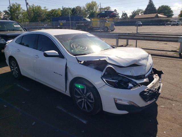 1G1ZG5ST4LF082994 - 2020 CHEVROLET MALIBU RS WHITE photo 1