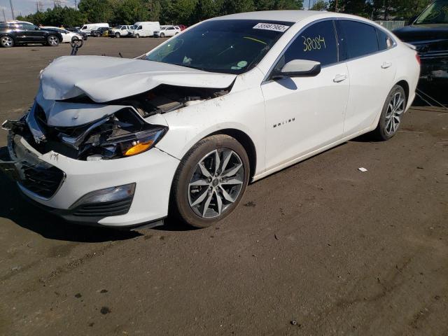 1G1ZG5ST4LF082994 - 2020 CHEVROLET MALIBU RS WHITE photo 2