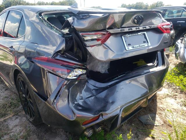 4T1K61AK5NU029924 - 2022 TOYOTA CAMRY XSE GRAY photo 9