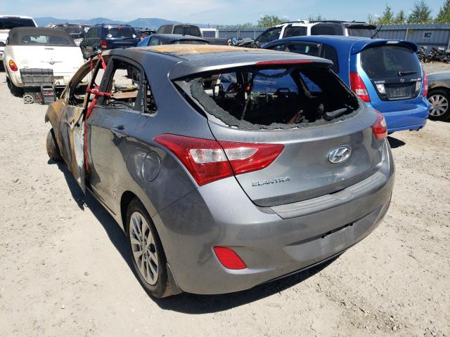 KMHD35LH6GU328996 - 2016 HYUNDAI ELANTRA GT GRAY photo 3