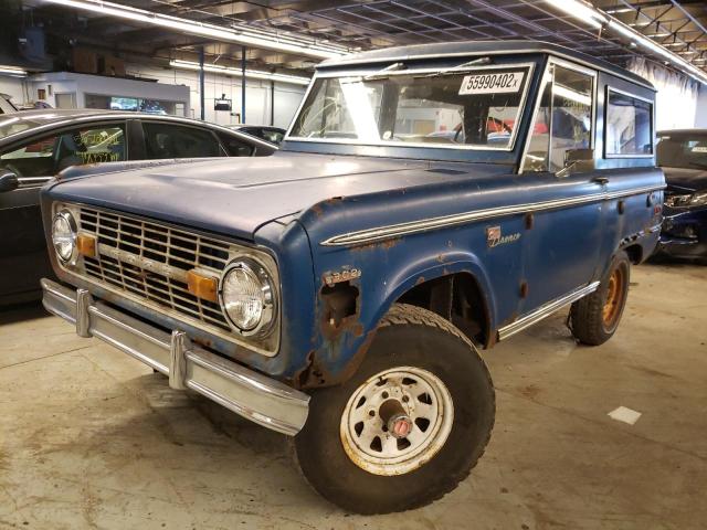 U15GLL47147 - 1971 FORD BRONCO BLUE photo 2