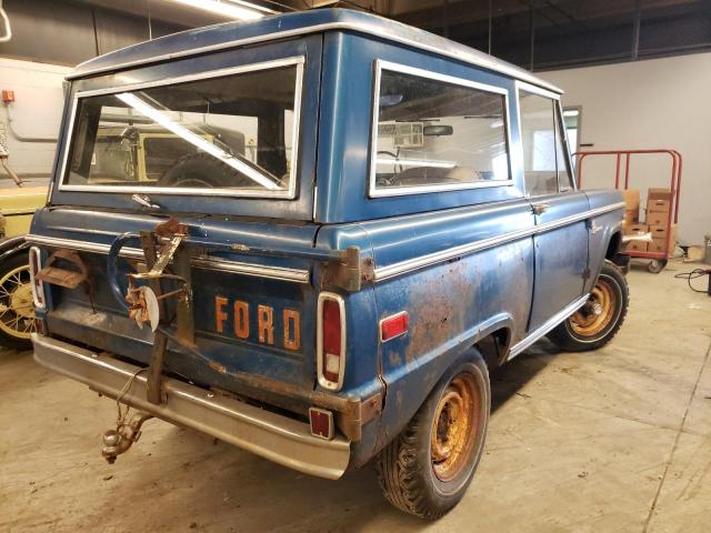 U15GLL47147 - 1971 FORD BRONCO BLUE photo 4