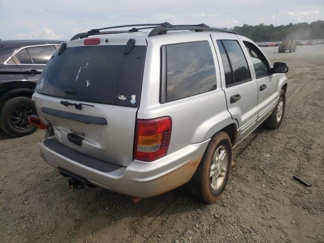 1J4GX48S74C233718 - 2004 JEEP GRND CHERO SILVER photo 4