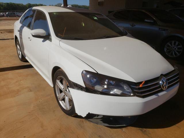 1VWBP7A39DC034381 - 2013 VOLKSWAGEN PASSAT SE WHITE photo 1