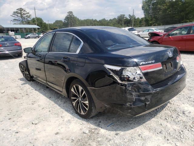 1HGCP2F62BA093733 - 2011 HONDA ACCORD SE BLACK photo 3