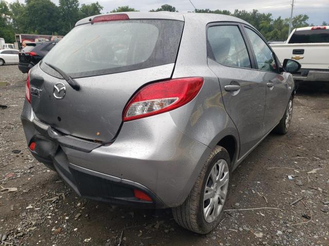 JM1DE1KZ6E0183061 - 2014 MAZDA MAZDA2 SPO 银色 照片 4