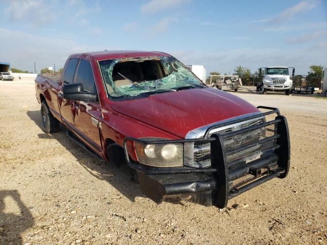 1D7KS28C57J540922 - 2007 DODGE RAM 2500 S წითელი ფოტო 1