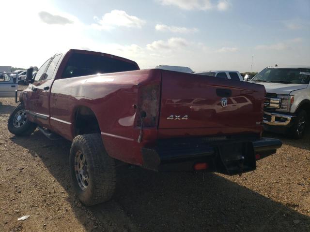 1D7KS28C57J540922 - 2007 DODGE RAM 2500 S წითელი ფოტო 3