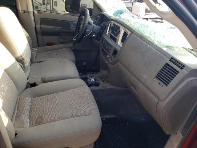 1D7KS28C57J540922 - 2007 DODGE RAM 2500 S წითელი ფოტო 5