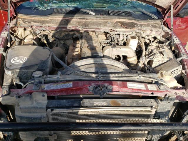 1D7KS28C57J540922 - 2007 DODGE RAM 2500 S წითელი ფოტო 7