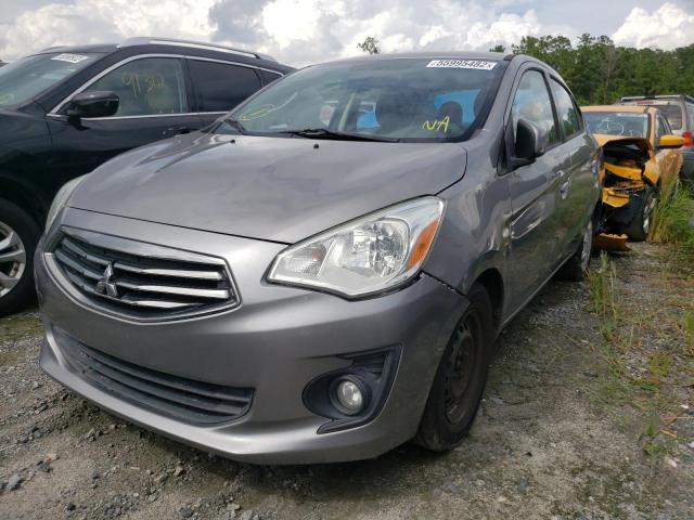 ML32F3FJ3HHF07275 - 2017 MITSUBISHI MIRAGE G4 GRAY photo 2