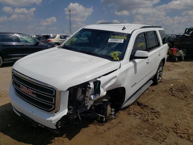 1GKS2AKC6FR289054 - 2015 GMC YUKON SLE WHITE photo 2