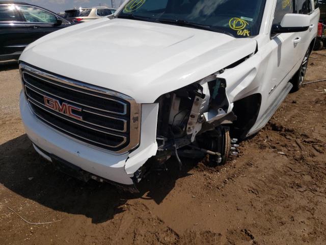 1GKS2AKC6FR289054 - 2015 GMC YUKON SLE WHITE photo 9