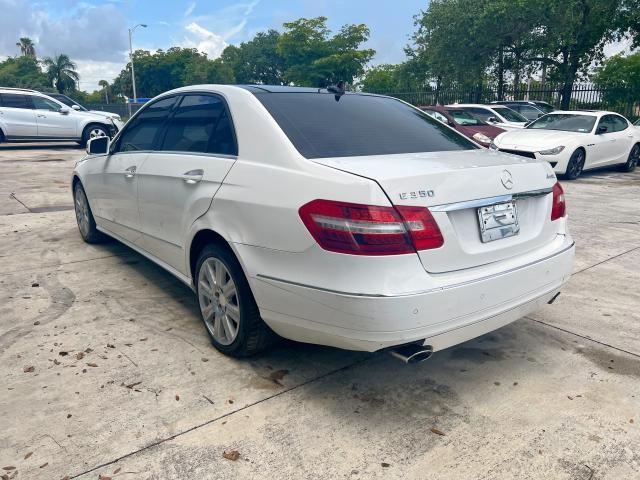 WDDHF8JB5DA708928 - 2013 MERCEDES-BENZ E 350 4MAT WHITE photo 3