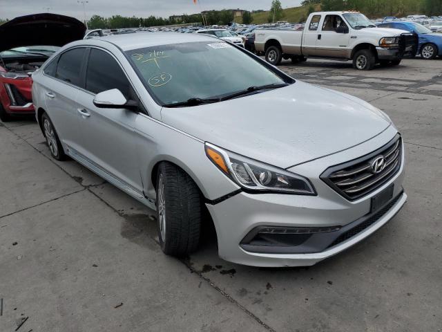 5NPE34AF7GH279645 - 2016 HYUNDAI SONATA SPO SILVER photo 1