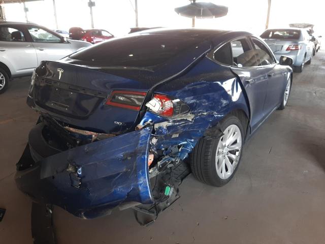 5YJSA1E28GF142355 - 2016 TESLA MODEL S Mavi foto 4