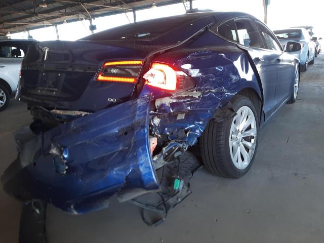 5YJSA1E28GF142355 - 2016 TESLA MODEL S Mavi foto 9