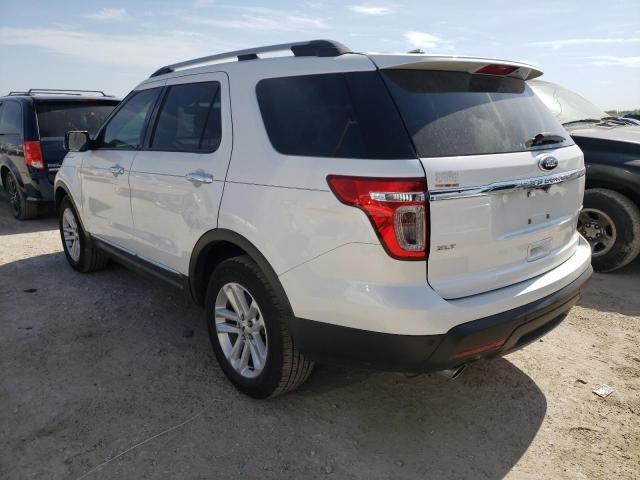 1FM5K7D85EGC35139 - 2014 FORD EXPLORER X WHITE photo 3