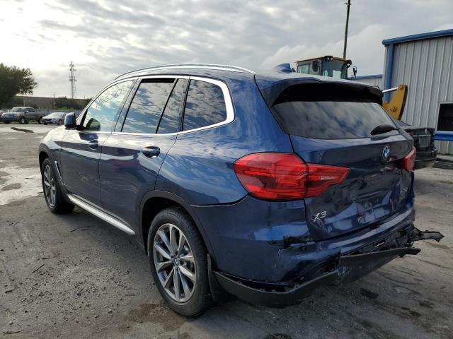 5UXTR9C5XKLR08065 - 2019 BMW X3 XDRIVE3 BLUE photo 3