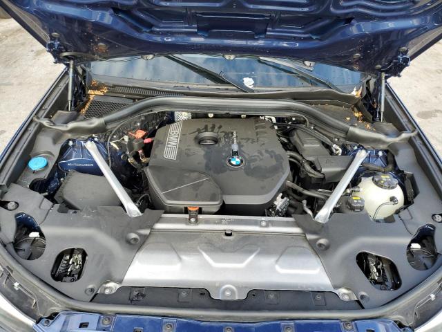 5UXTR9C5XKLR08065 - 2019 BMW X3 XDRIVE3 BLUE photo 7