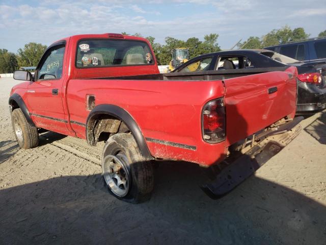 4TAPM62N7VZ282845 - 1997 TOYOTA TACOMA RED photo 3