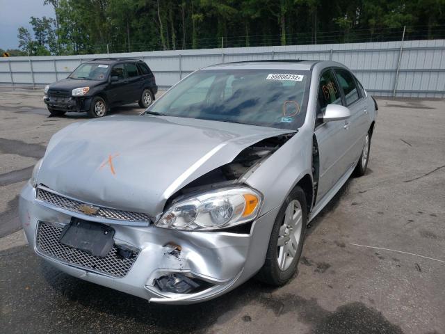 2G1WB5E38F1116461 - 2015 CHEVROLET IMPALA LIM SILVER photo 2