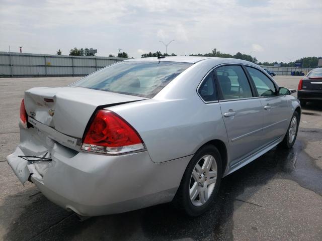 2G1WB5E38F1116461 - 2015 CHEVROLET IMPALA LIM SILVER photo 4