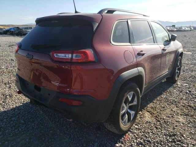 1C4PJMBS9HW614443 - 2017 JEEP CHEROKEE TRAILHAWK  photo 4