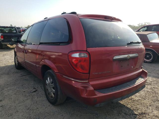 2A8GP64L76R772312 - 2006 CHRYSLER TOWN AND C RED photo 3