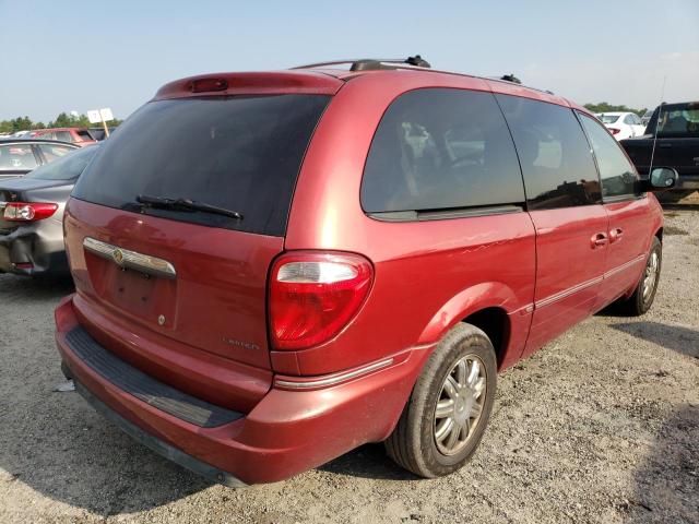 2A8GP64L76R772312 - 2006 CHRYSLER TOWN AND C RED photo 4