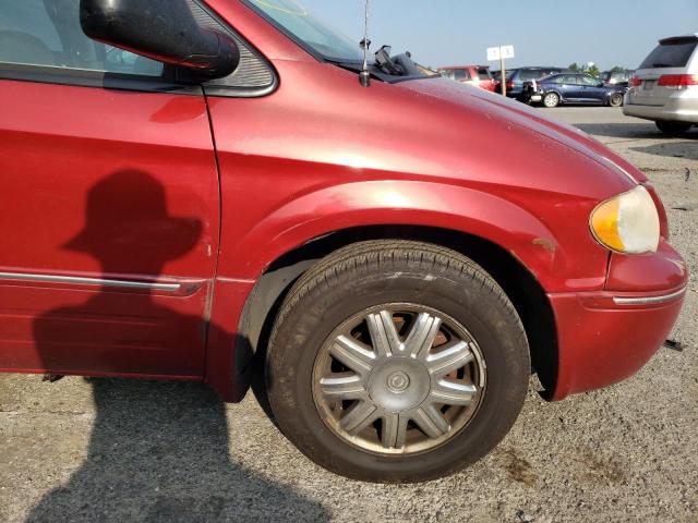 2A8GP64L76R772312 - 2006 CHRYSLER TOWN AND C RED photo 9