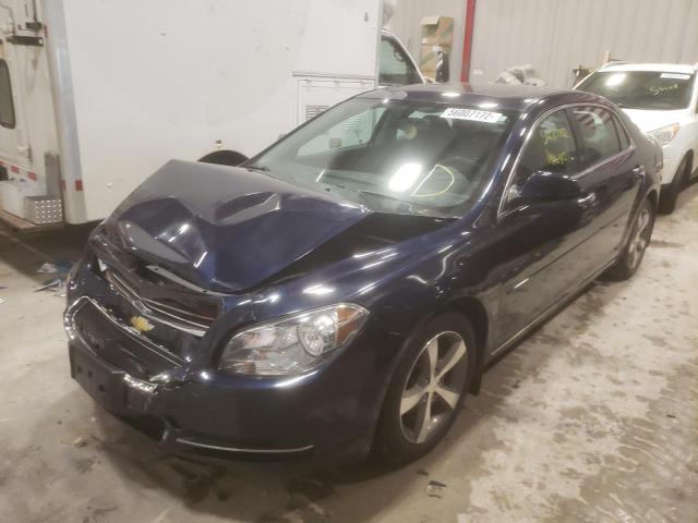 1G1ZC5E0XCF310798 - 2012 CHEVROLET MALIBU 1LT ლურჯი ფოტო 2