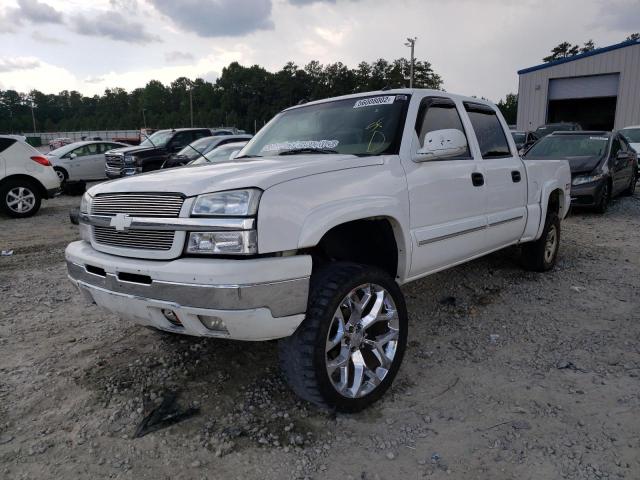 2GCEK13T351270816 - 2005 CHEVROLET SILVERADO WHITE photo 2