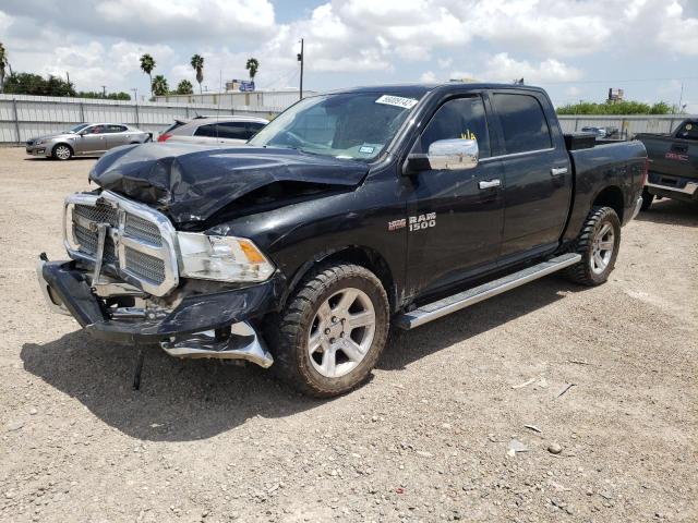 1C6RR7LT2JS159918 - 2018 RAM 1500 SLT BLACK photo 2