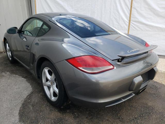 WP0AA2A84BU760526 - 2011 PORSCHE CAYMAN GRAY photo 3