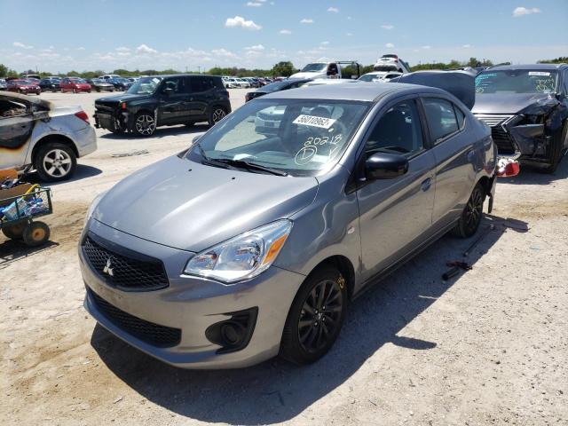 ML32F4FJ4LHF13214 - 2020 MITSUBISHI MIRAGE G4 GRAY photo 2