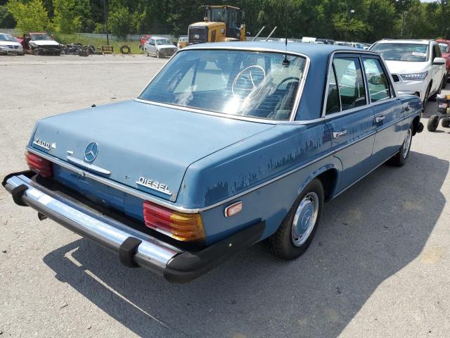 0011511712087281 - 1975 MERCEDES-BENZ 240 D BLUE photo 4