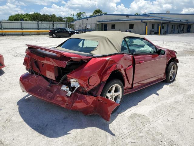 1FAFP45X73F443790 - 2003 FORD MUSTANG GT RED photo 4